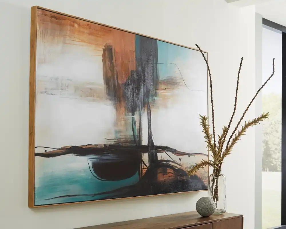 Ashley Brunonia Framed Canvas Wall Art - 71 x 47