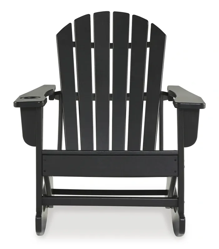 Ashley Sundown Treasure Black Outdoor Rocking Chair