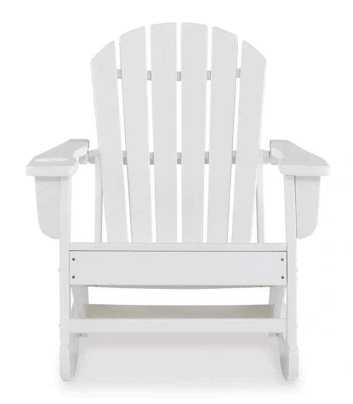 Ashley Sundown Treasure White Outdoor Rocking Chair