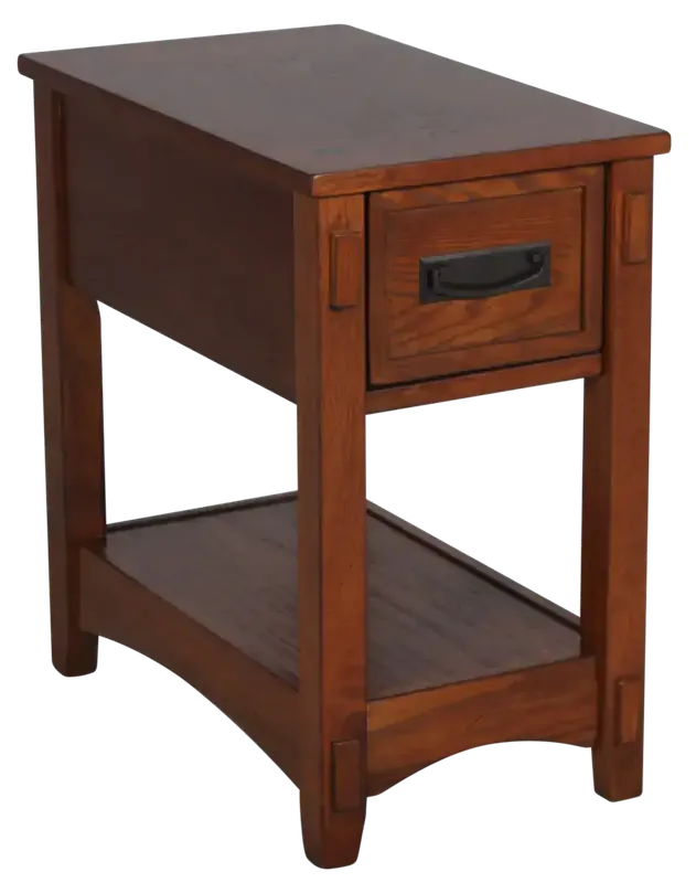 Ashley Breegin Chairside Table in Brown