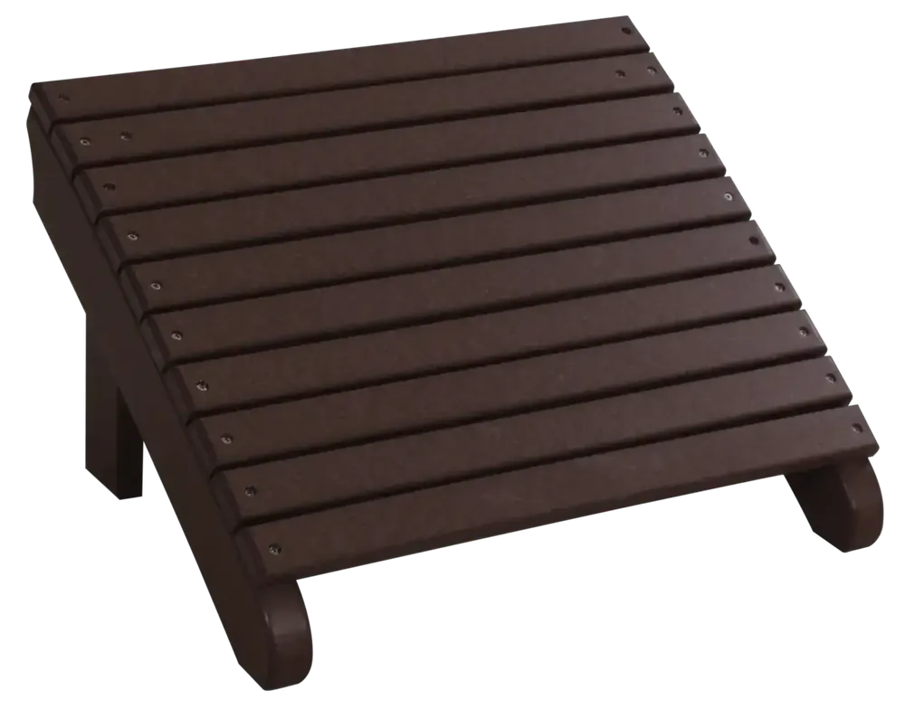 Amish Outdoors Deluxe Chestnut Adirondack Chair Footrest