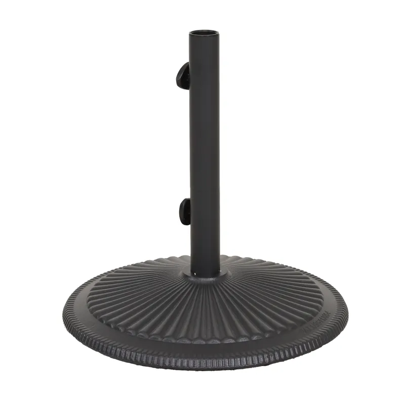 Treasure Garden Black Cast Iron Umbrella Base