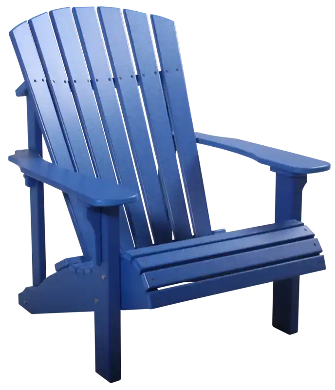 Amish Outdoors Deluxe Blue Adirondack Chair