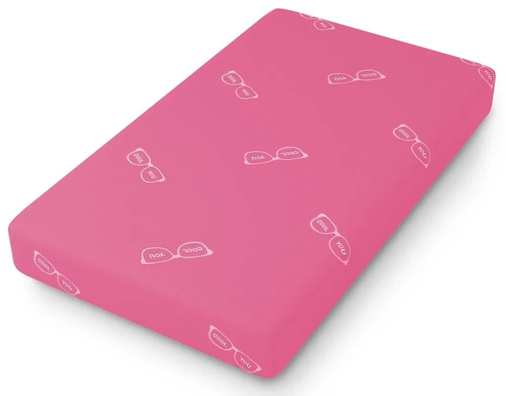 Rize Home Youth Pink Hybrid Twin Mattress in a Box