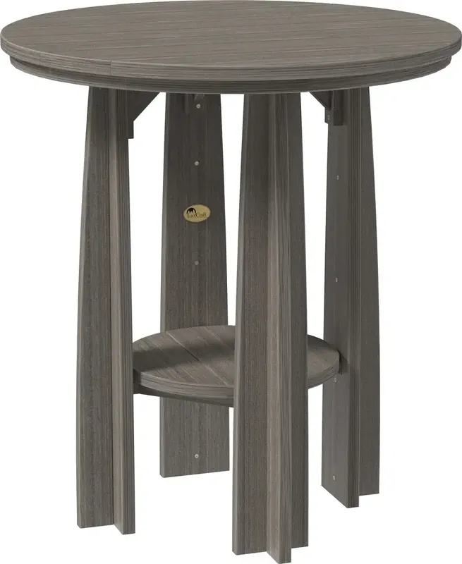 Amish Outdoors Coastal Gray Balcony Dining Table