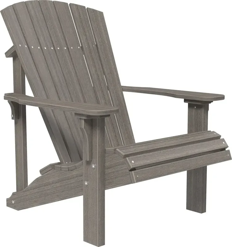 Amish Outdoors Deluxe Coastal Gray Adirondack Chair