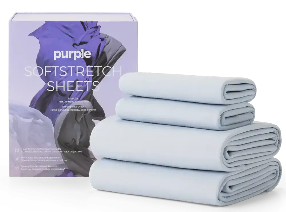 Purple King/Cal King Morning Mist SoftStretch Sheet