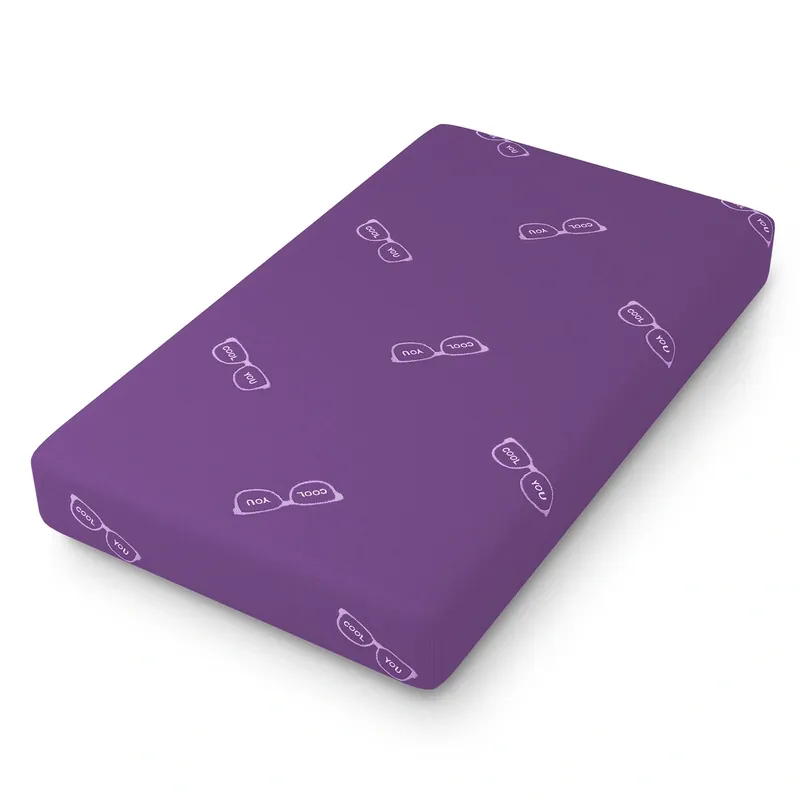 Rize Home Youth Purple Hybrid Full Mattress in a Box