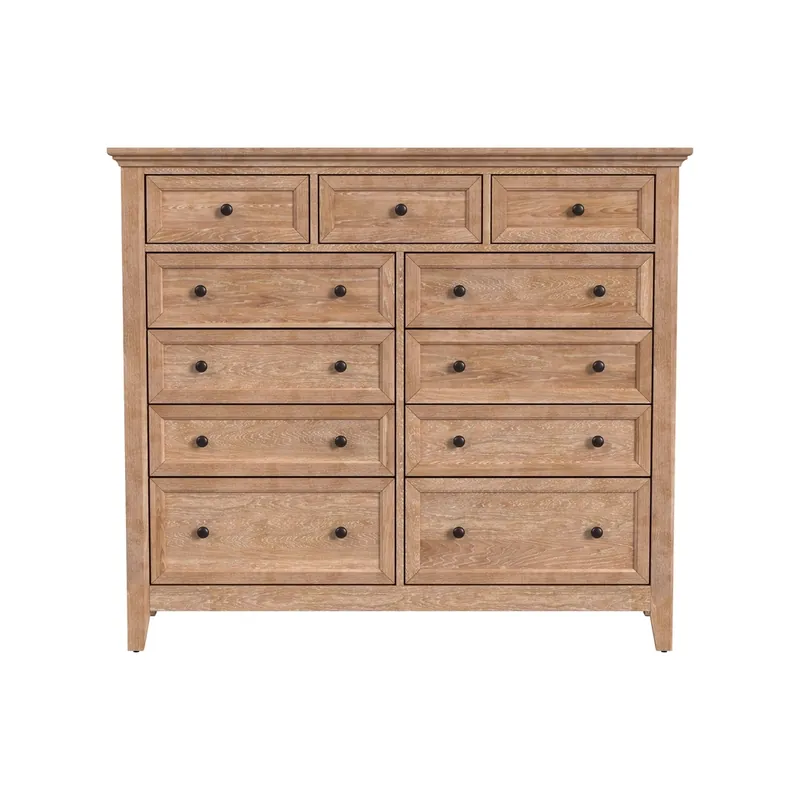 Intercon San Mateo Wheat 11-Drawer Gentlemans Chest