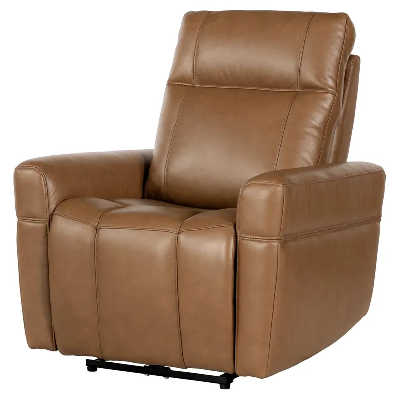 Parker House Bradford Ecru Leather Power Recliner