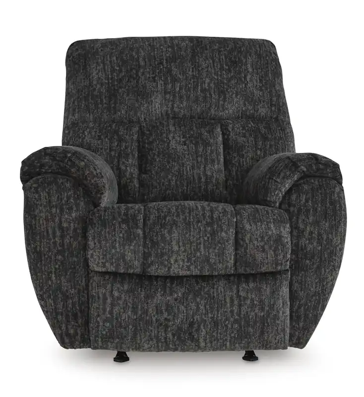 Ashley Stayfish Gunmetal Rocker Recliner