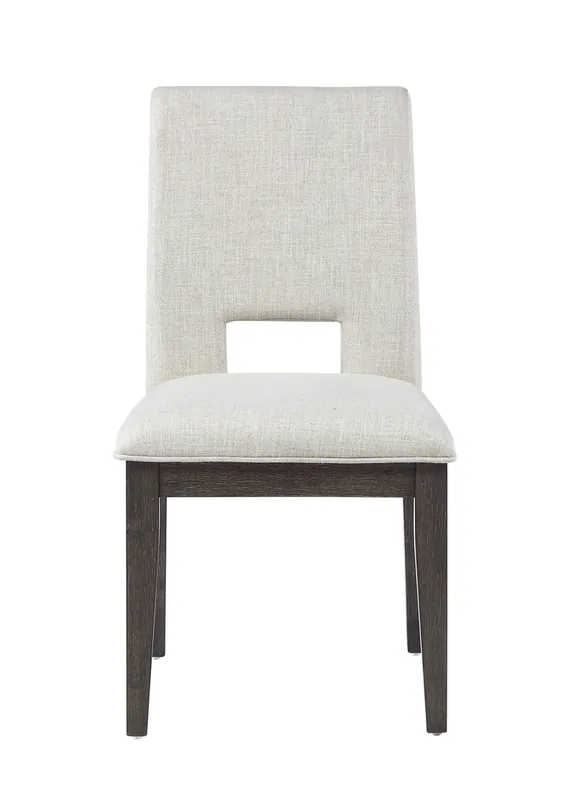 Steve Silver Evan White Velvet Dining Chair