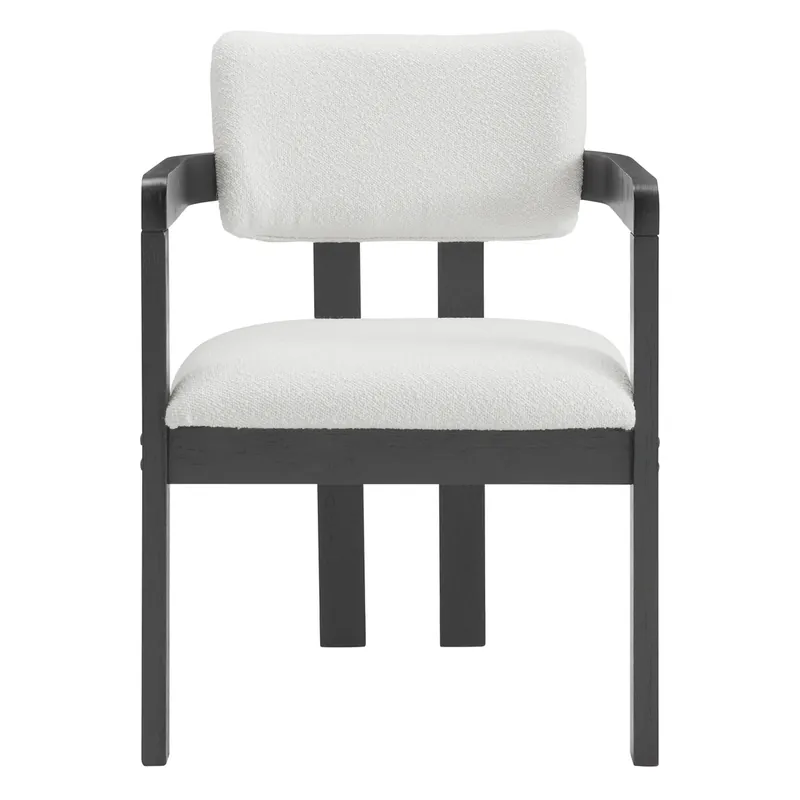 Elements Int'l Portland Snow Arm Chair