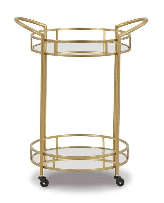 Ashley Wynora Round Bar Cart