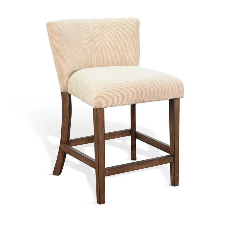 Sunny Designs Lucas Buckskin Upholstered Counter Stool