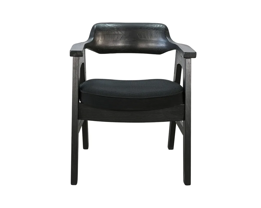 Sunny Designs Wren Black Dining Arm Chair