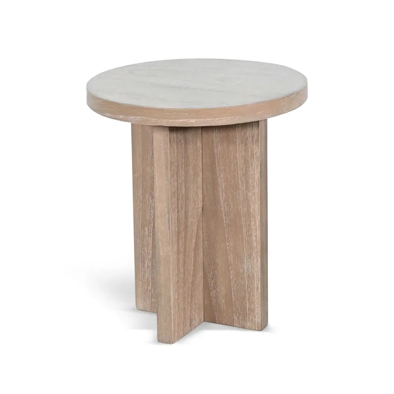 Sunny Designs Circ 18-Inch Round Chairside Table