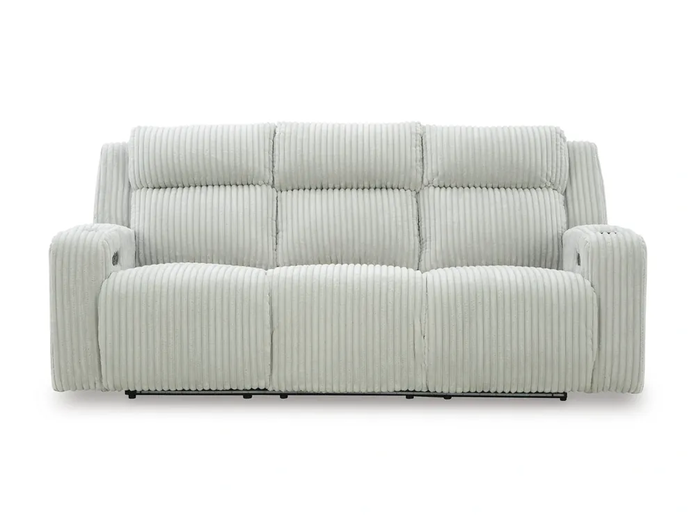 Ashley Forest Lake Alloy Power Reclining Sofa