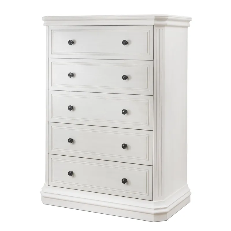 C&T Int'l Vista Elite Cream 5-Drawer Chest