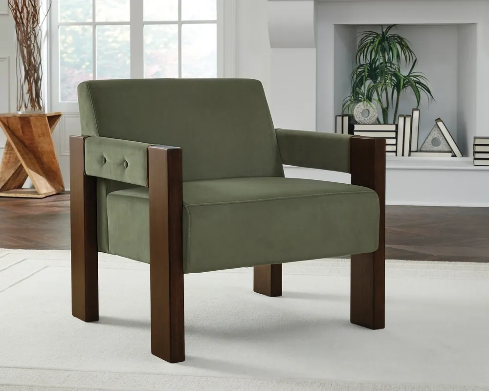 Ashley Adlanlock Olive Accent Chair