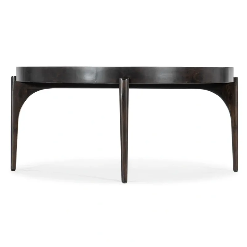 Hooker Furniture Commerce & Market Round Cocktail Table in Black