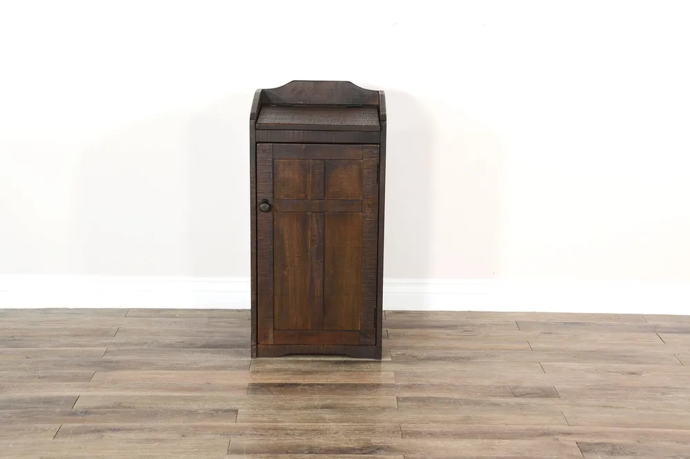 Sunny Designs Homestead Brown Trash Bin