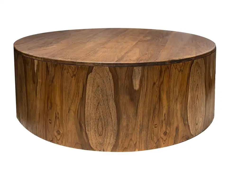 Int'l Furniture Balam 42" Round Coffee Table with Casters