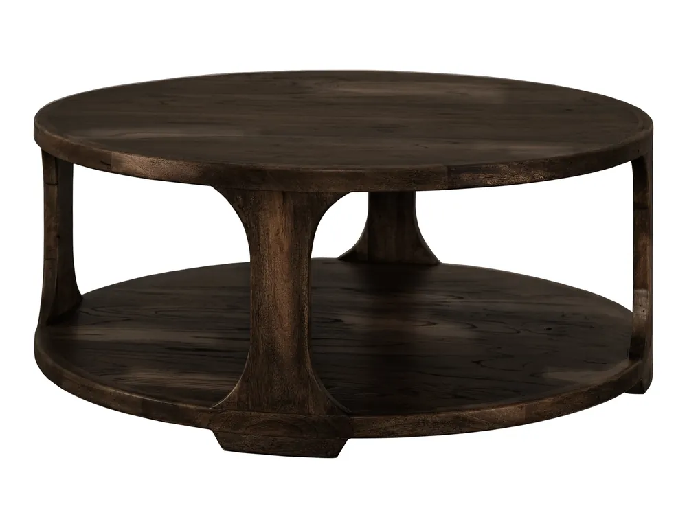 Int'l Furniture Balam Round Coffee Table with Casters