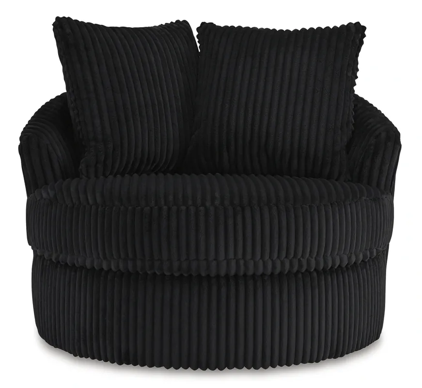 Ashley Gramwell Black Swivel Chair