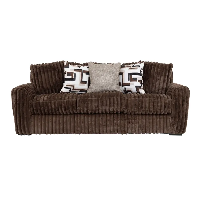 Ashley Midnight Madness Brown Sofa