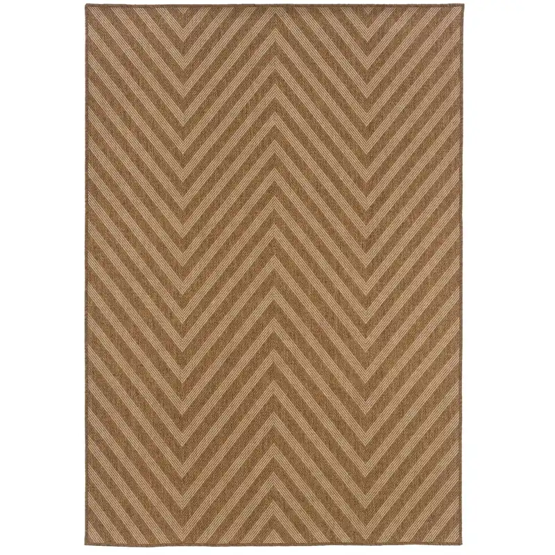 Sphinx Karavia Outdoor Rug in Tan -5.3 x 10.10