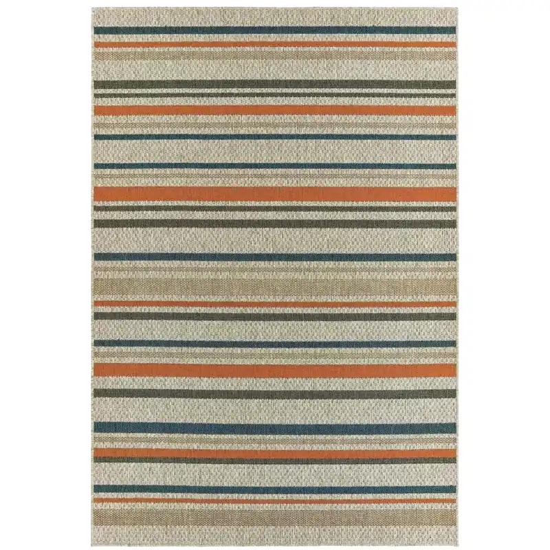 Sphinx Latitude Outdoor Rug in Orange - 7.10 x 10