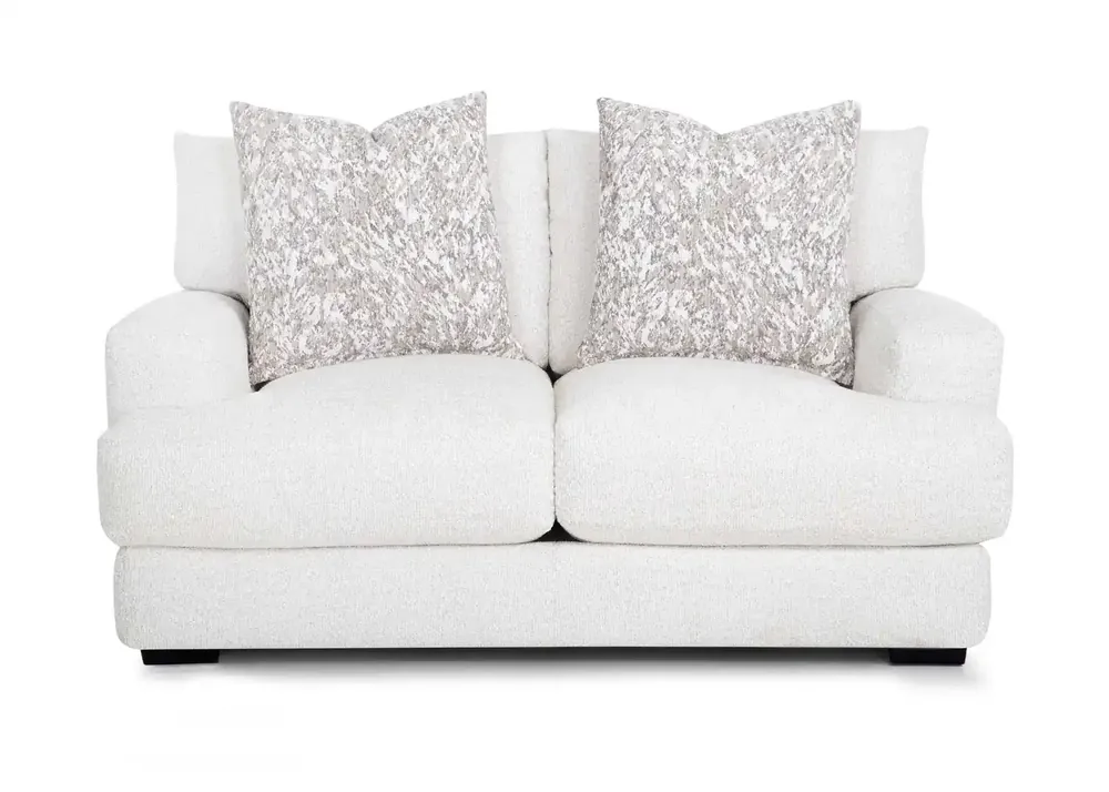 Franklin Minka Cream Loveseat