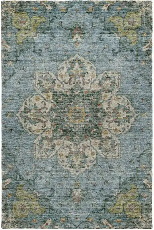 Dalyn Silk Road Rug in Aqua - 9 x 12