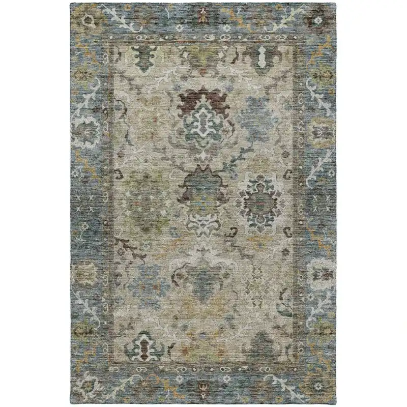 Dalyn Silk Road Aqua 5 x 8 Rug