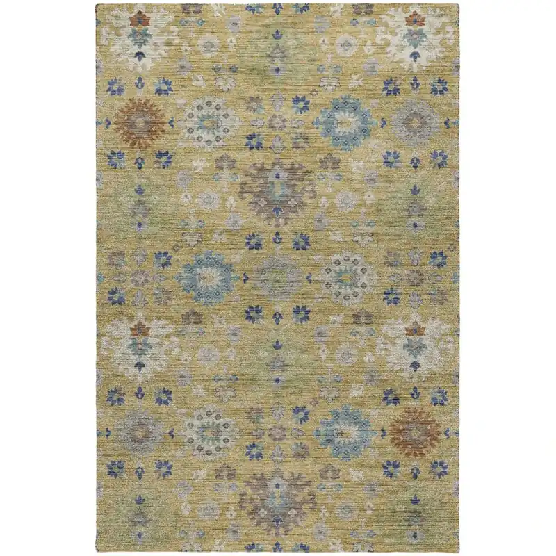 Dalyn Silk Road Rug in Tumeric - 6 x 9