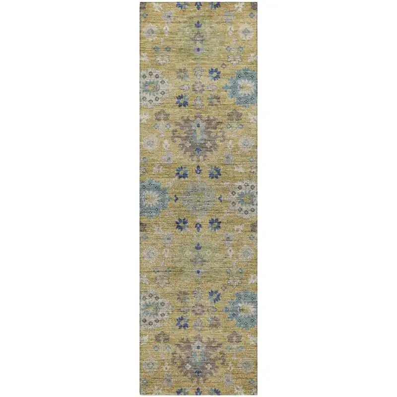 Dalyn Silk Road Tumeric 2 x 8 Runner Rug