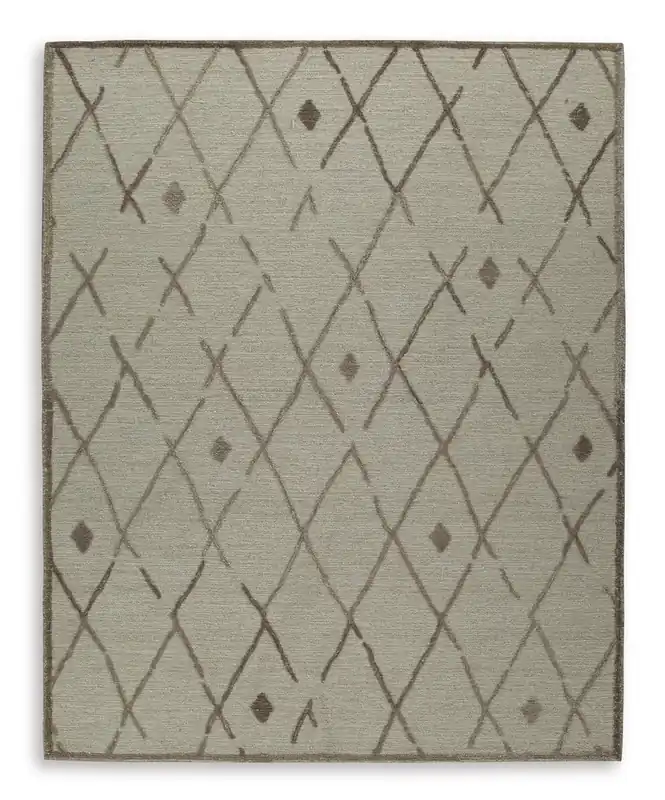 Ashley Guyford Rug in Brown - 5 x 6.9