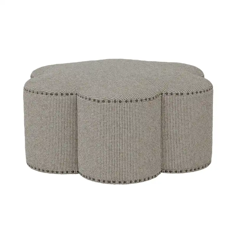 Norwalk Furniture Kate Guild Brown Daisy Ottoman