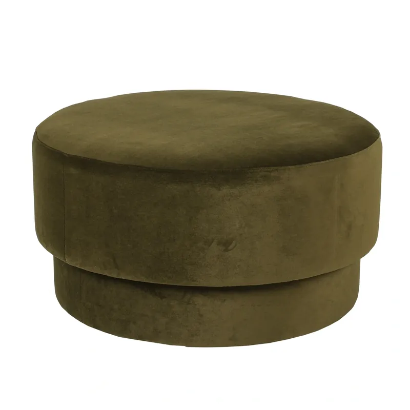 Norwalk Furniture Cremini Sintra Green Round Ottoman