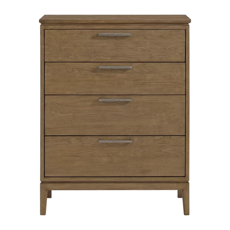 Whittier Wood Bailey Nutmeg 4-Drawer Chest