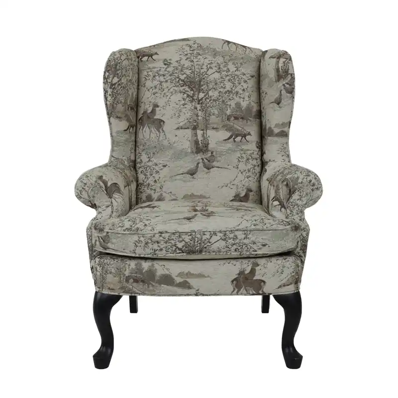 Best Chair Sylvia Mineral Forest Arm Chair