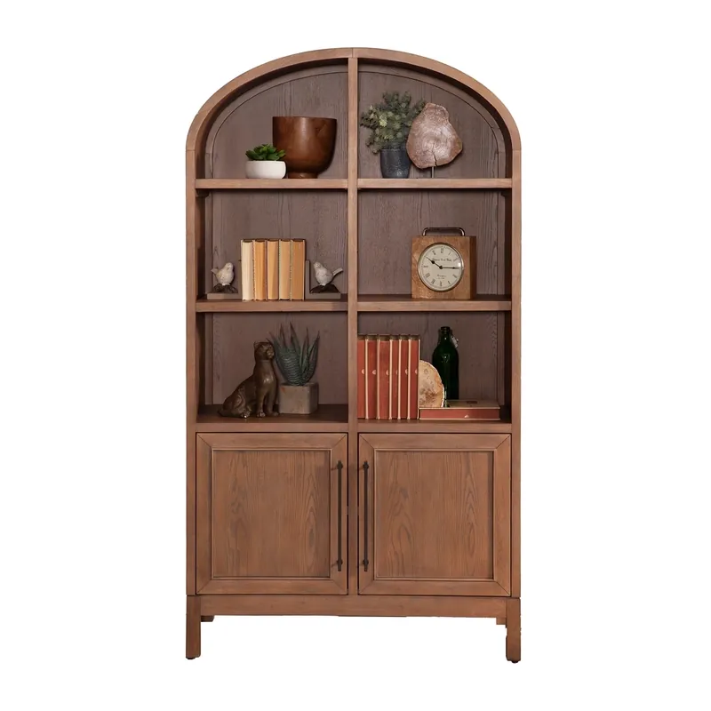 Martin Furniture Olivia Chestnut Arched Display Cabinet