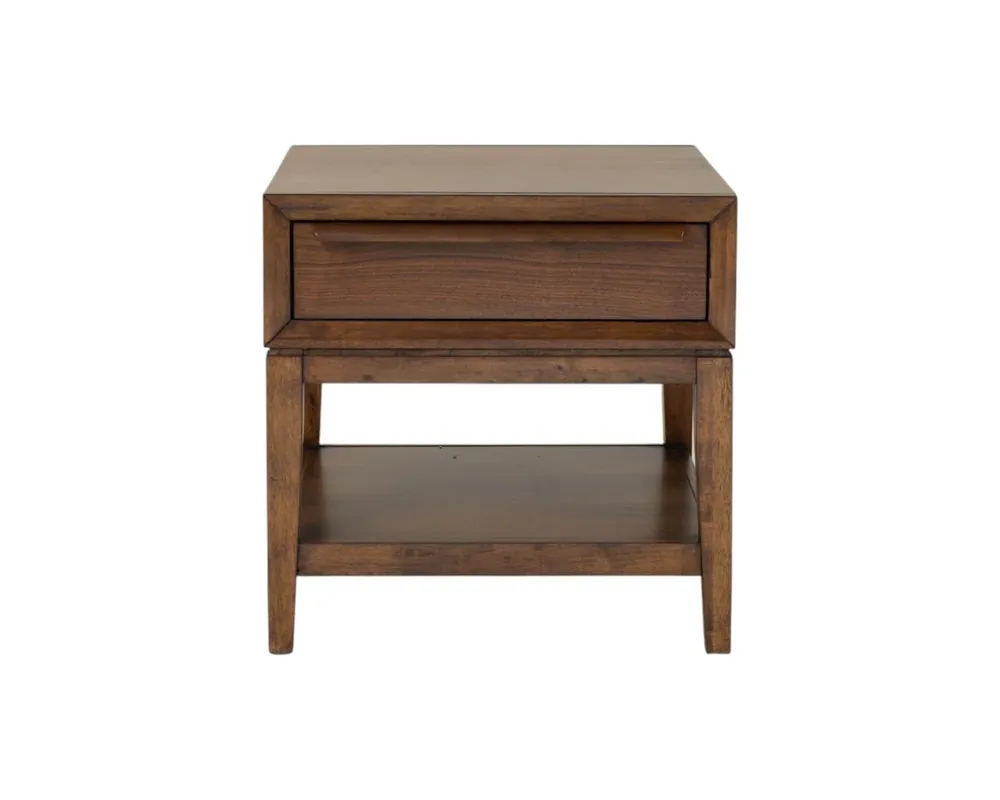 A America Corvallis Walnut End Table