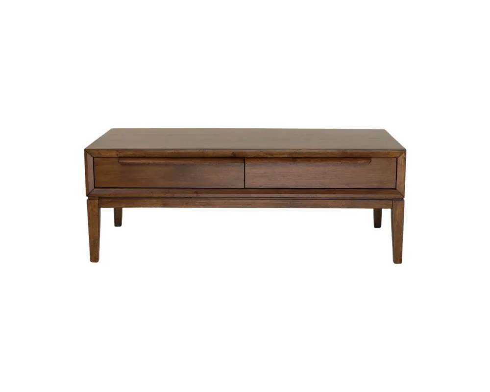 A America Corvallis 2-Drawer Walnut Coffee Table