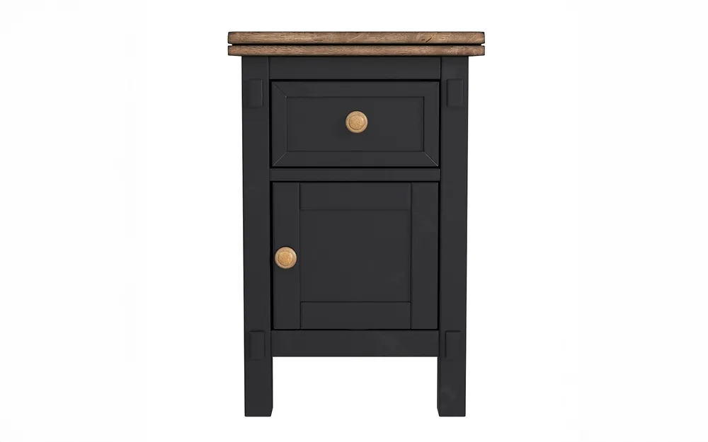 A America Stormy Ridge Chicory/Slate Black Chairside Table