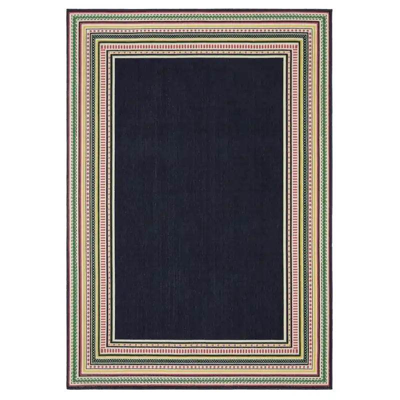 Sphinx Havana Outdoor Rug in Navy - 5.3 x 7.3