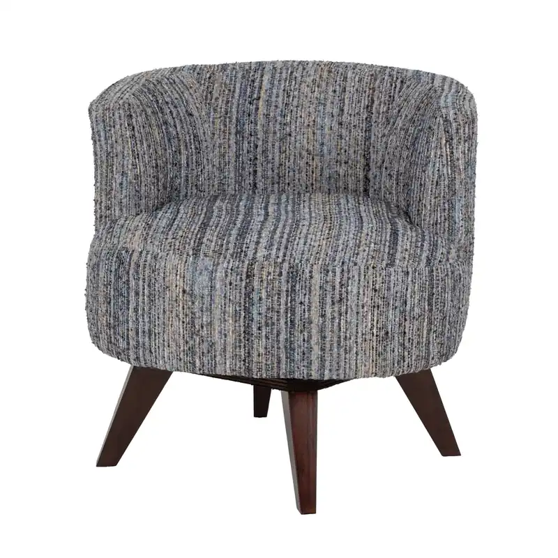 England Jess Blue Swivel Chair