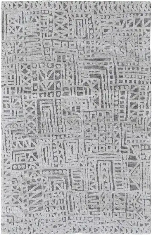 Feizy Rugs Colton Gray Tribal 5 x 8 Rug