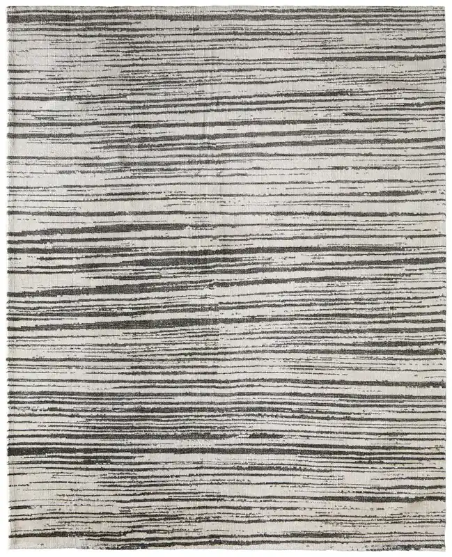 Feizy Rugs Colton Gray Striped 8 x 10 Rug